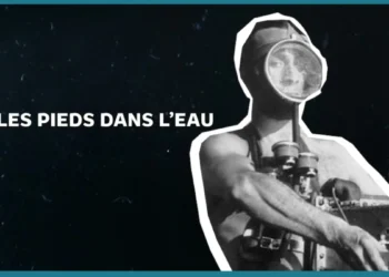 Musée de Pont-Aven - Jean Painlevé les pieds dans l'eau