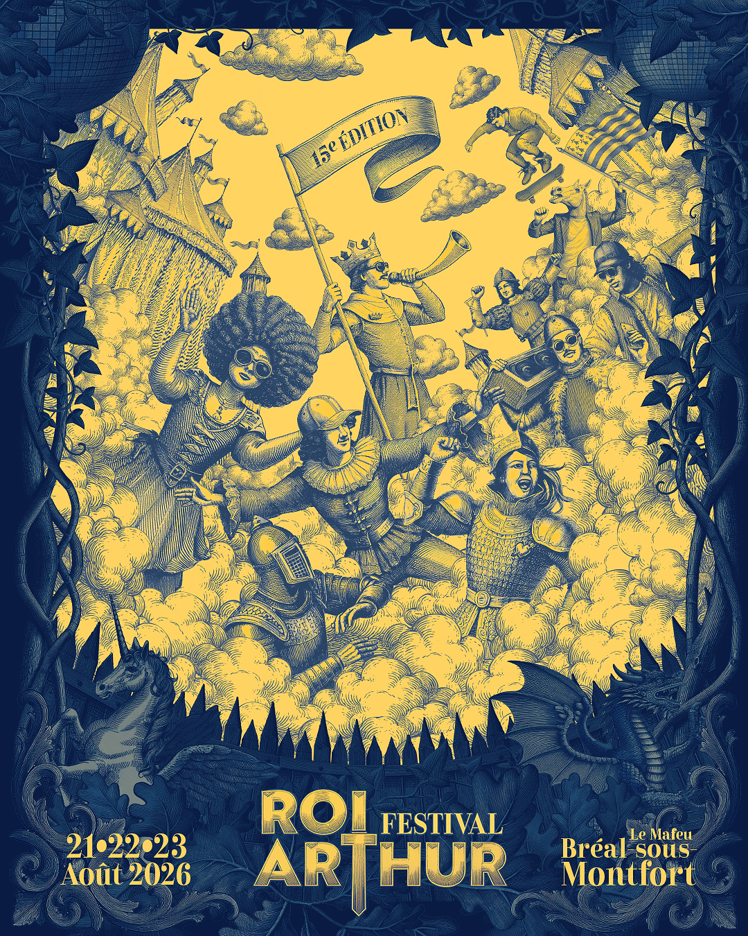 Affiche Festival du Roi Arthur 2026