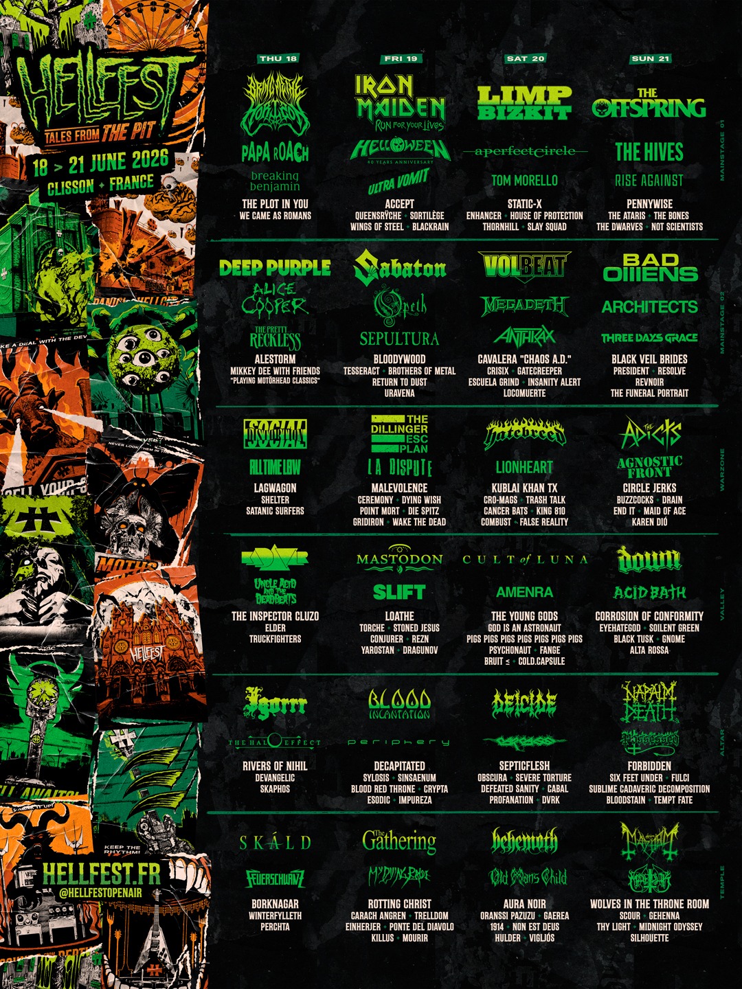 Affiche Hellfest 2026