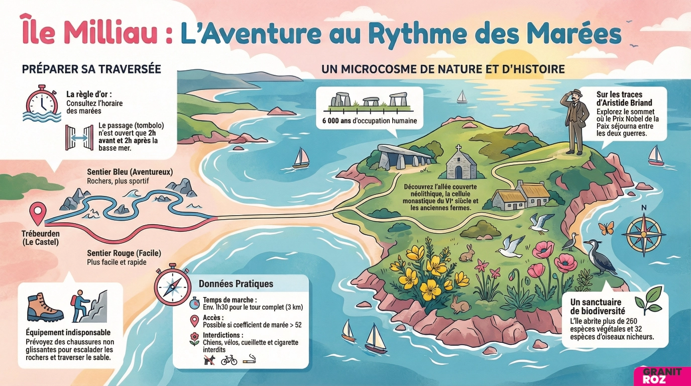 Fiche pratique Île Milliau