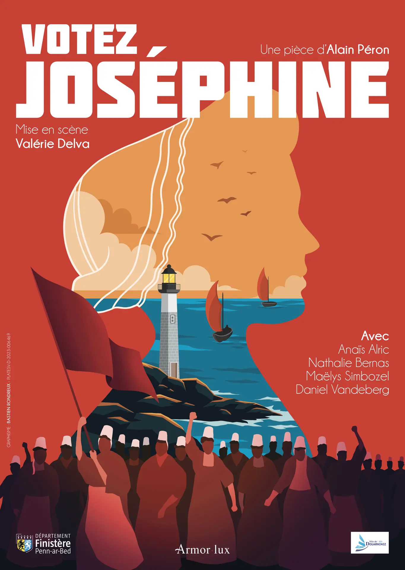 Affiche Pièce de Théâtre Votez Joséphine