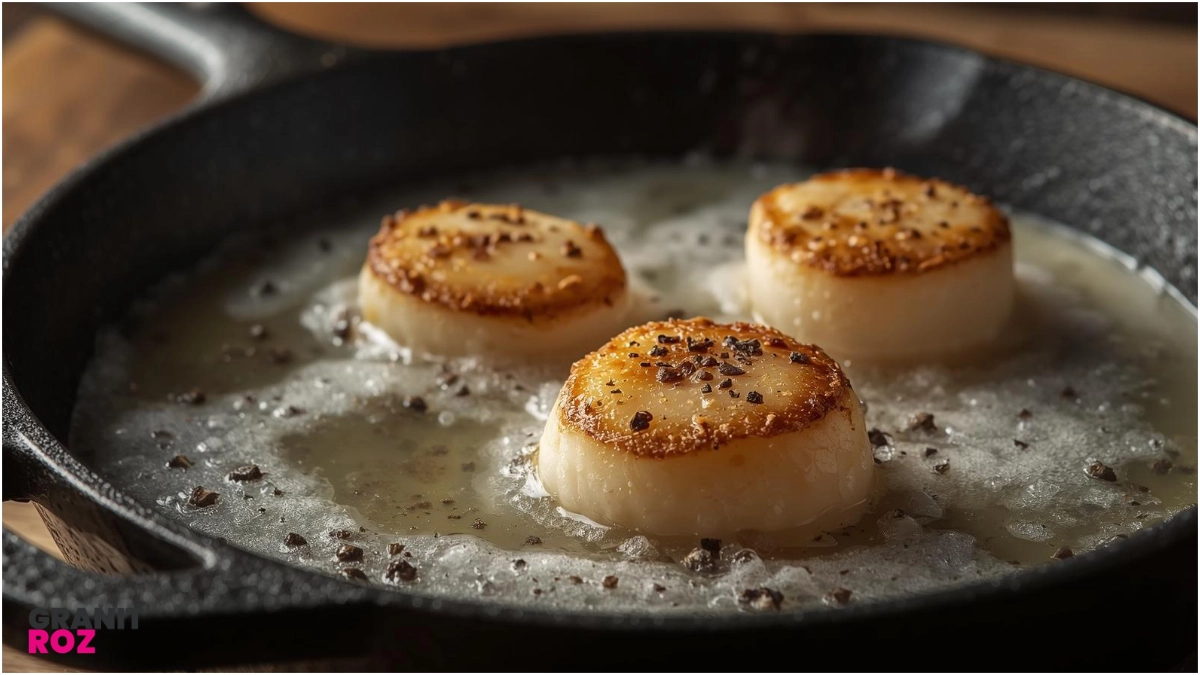 Noix de Saint-Jacques snackées