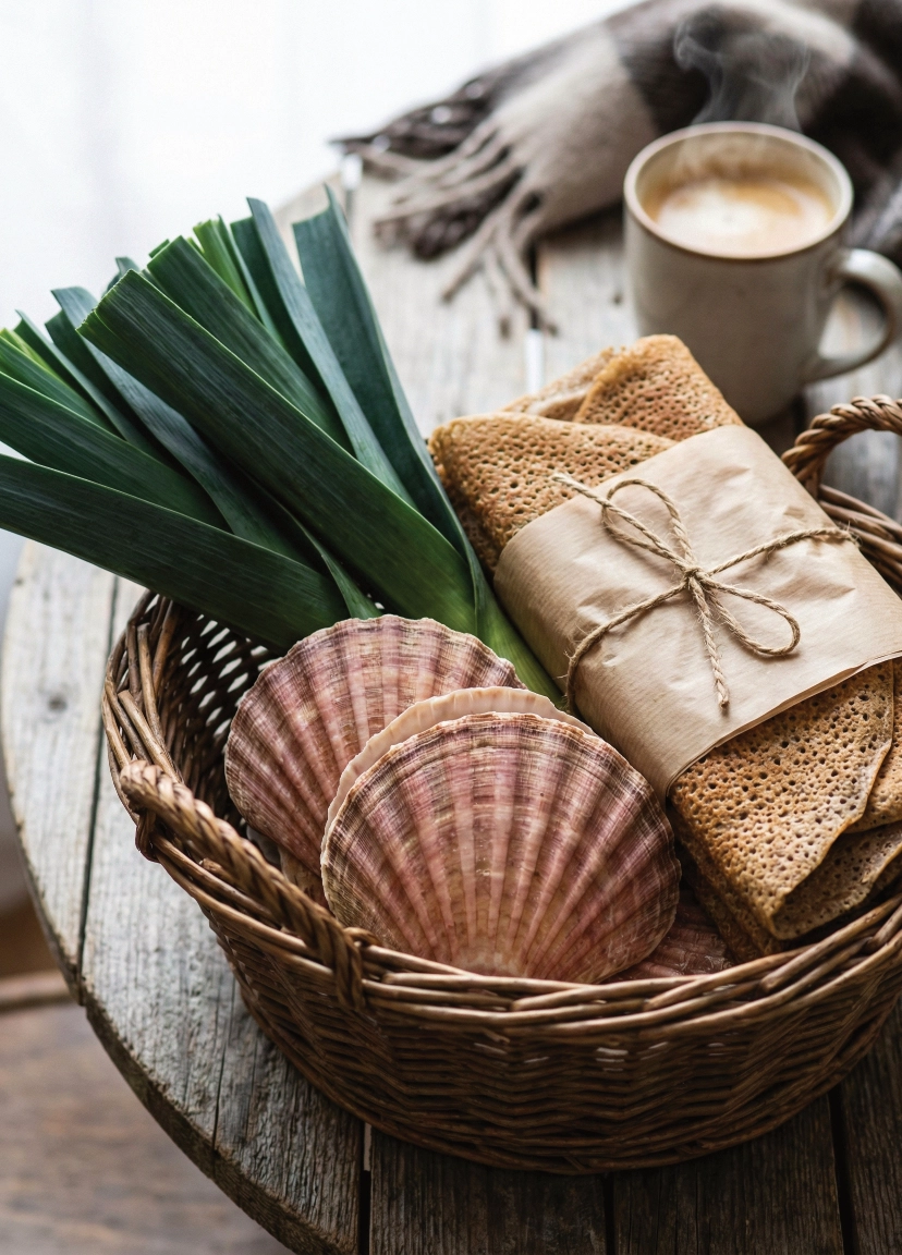 Panier garni marché Perros-Guirec