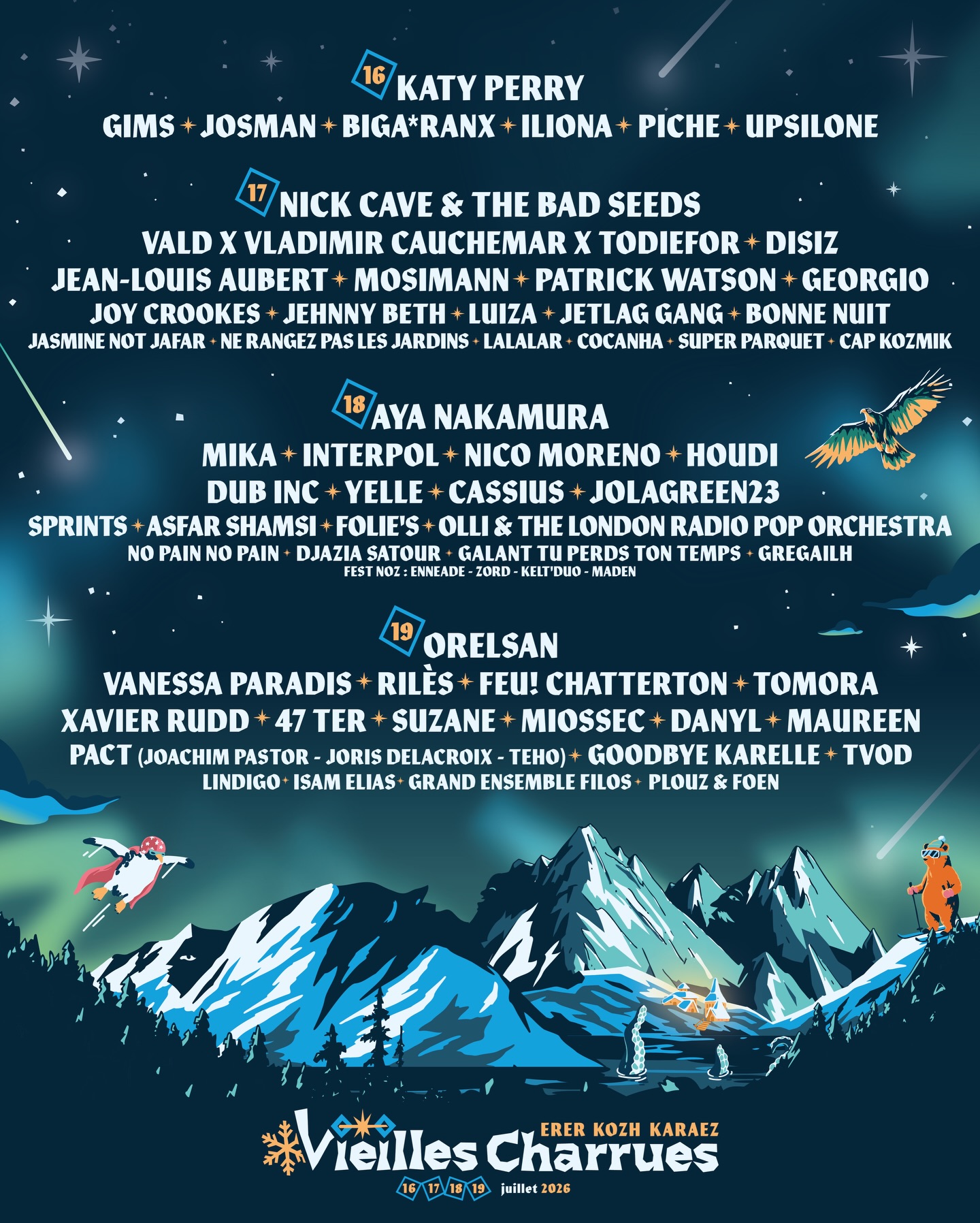 Affiche Vieilles Charrues 2026