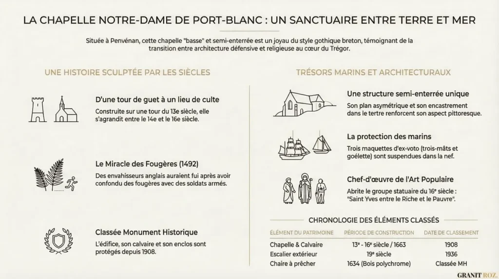 La Chapelle Notre-Dame de Port-Blanc : un sanctuaire entre Terre et Mer.