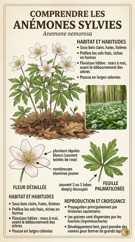 Comprendre les Anémones Sylvies.