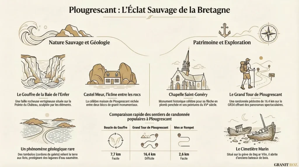 Plougrescant : l'éclat sauvage de la Bretagne