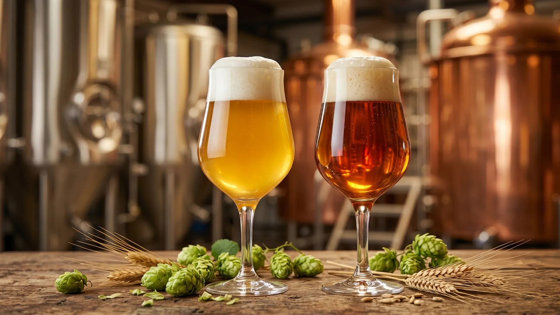 Dégustation dans une brasserie artisanale Perros-Guirec avec houblon frais